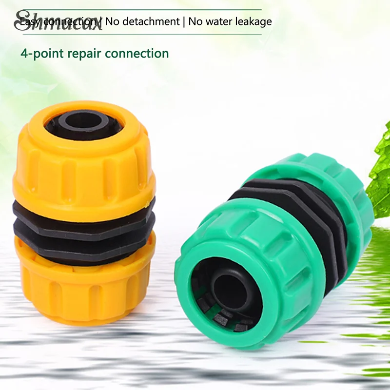 Garden Watering Hose Plastic Quick Connector Double Male Coupling Joint Adapter Extender