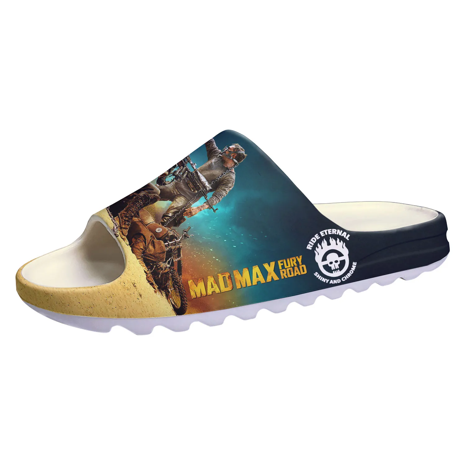 Mad Max Fury Road Soft Sole Sllipers Home Clogs Tom Hardy Step On Water Shoes Mens Womens Teenager Step in Customized Sandals