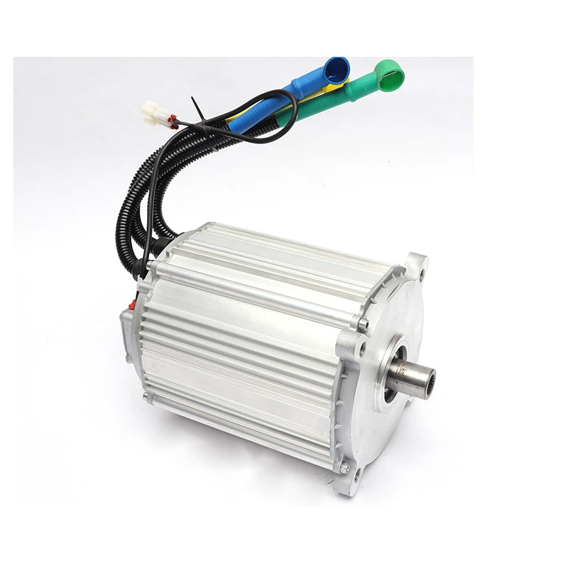 Motor listrik kendaraan empat roda, DC tanpa sikat motor 64V/72V kecepatan tinggi magnet permanen kecepatan tinggi