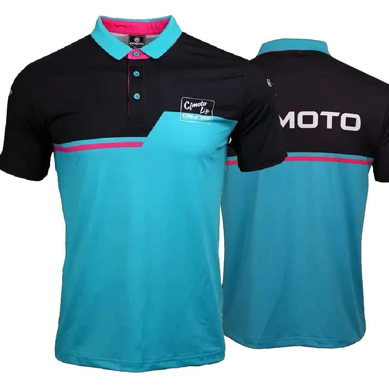 

CFMOTO Motorcycle T-shirt For MotoGP F1 Racing Team T-shirt Summer Men Women Quick Drying Breathable Colorless Jersey
