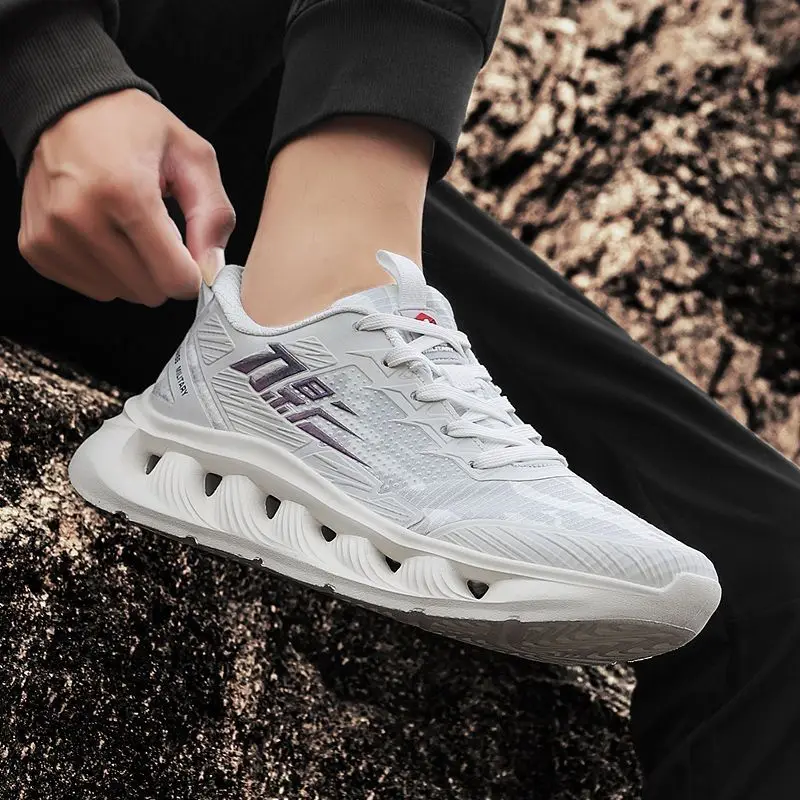 

Four seasons waterproof lightweight running shoes men's jogging casual sneakers ladies fashion non-slip fitness shoes