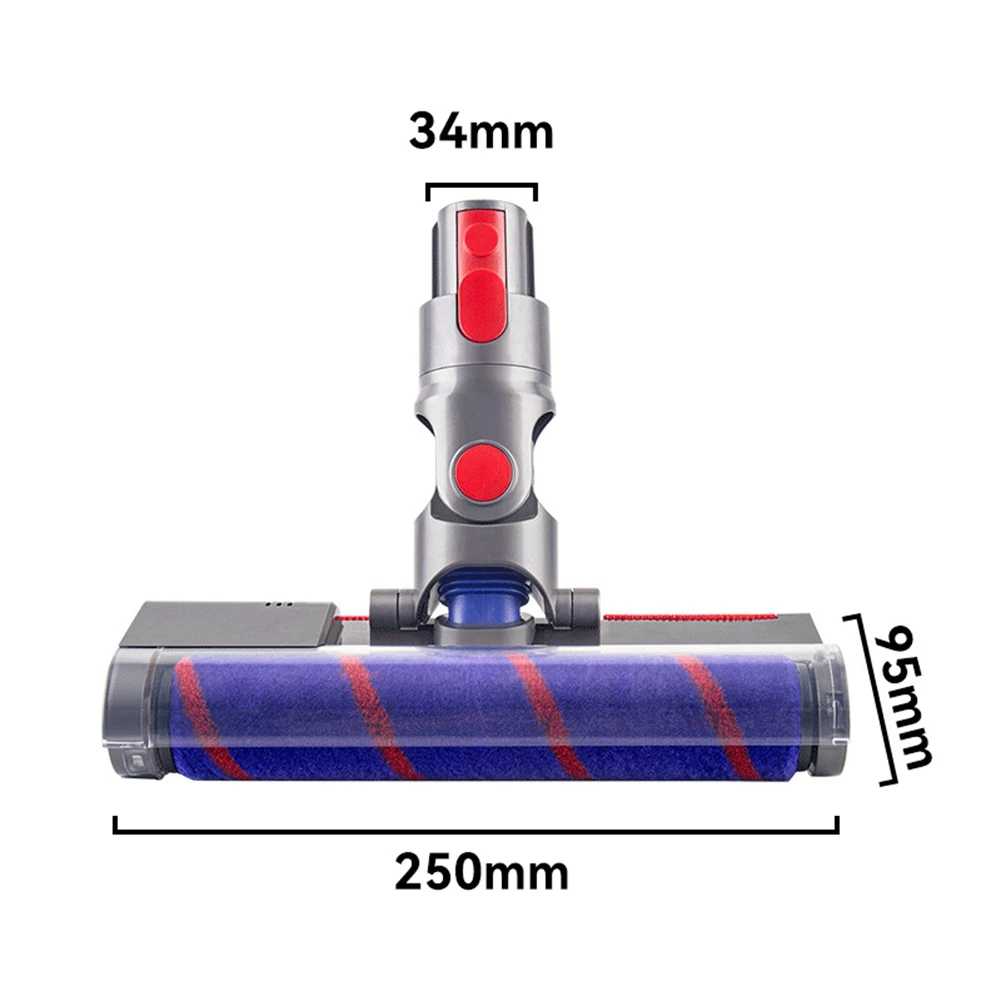 Motorized Floor Brush Tool for V8 V7 V10 V11 Vacuum Cleaner Soft Roller Floor Brush Replacement