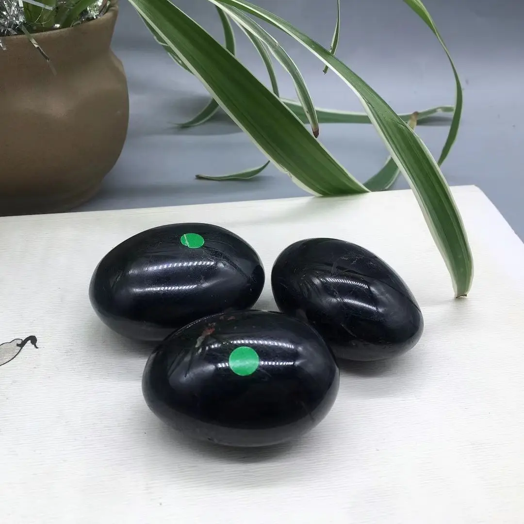 

5A+ 100% Natural Black Tourmaline Polished Palm Stone Healing Gemstone palms For Party Gift Decoration Meditation Treatment 1pcs