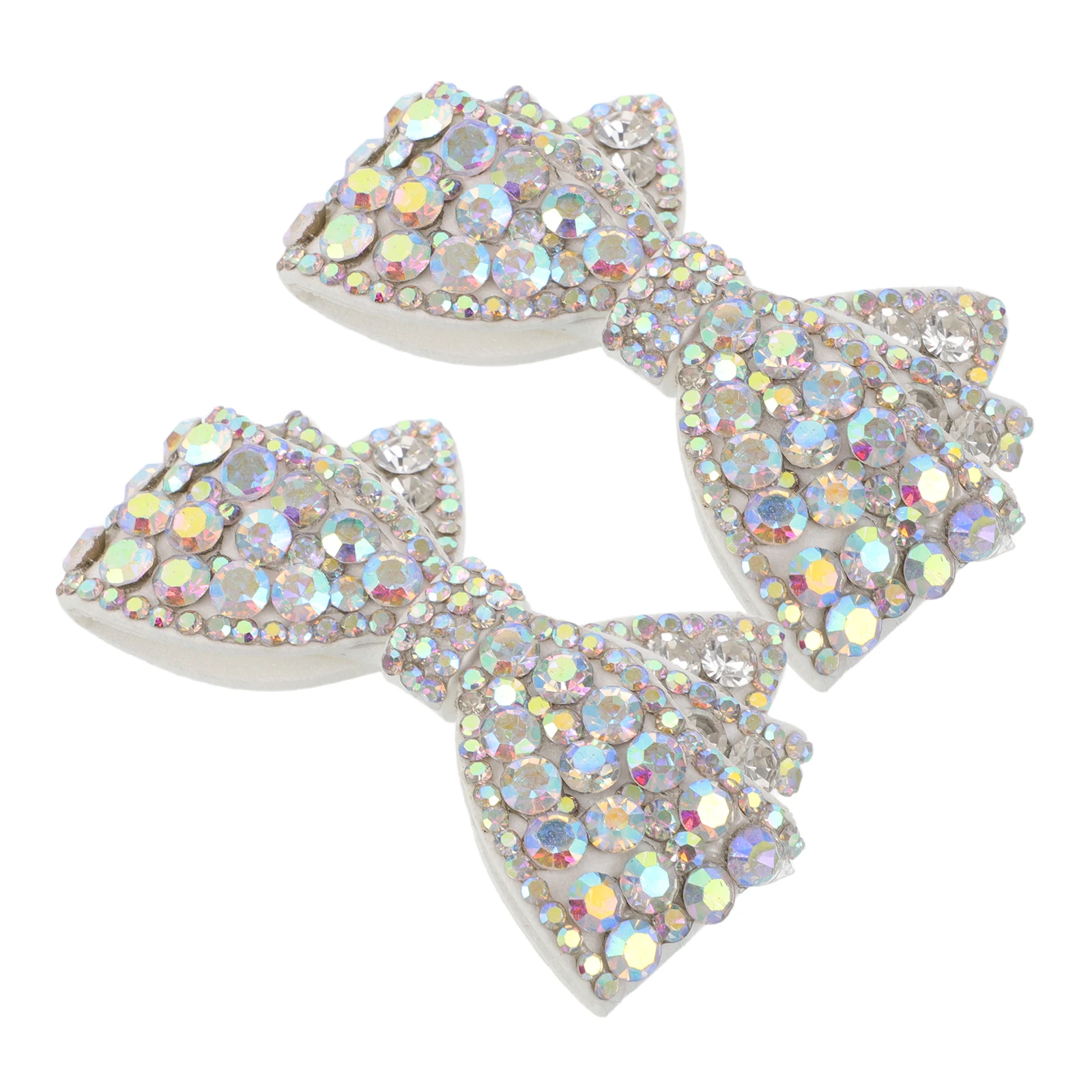 

2pcs Rhinestone Butterfly Charms Detachable Bowknot Shoe Clips For Women Kids High Heels Daily Wedding Party Decorative Shoe