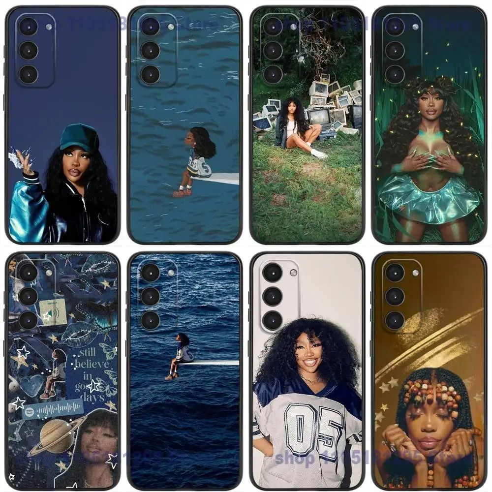 

Singer S-Sza-s Phone Case For Samsung Galaxy A20,21s,22,31,32,52,53,72,73,80,91 Soft Liquid Silicone Black Cover