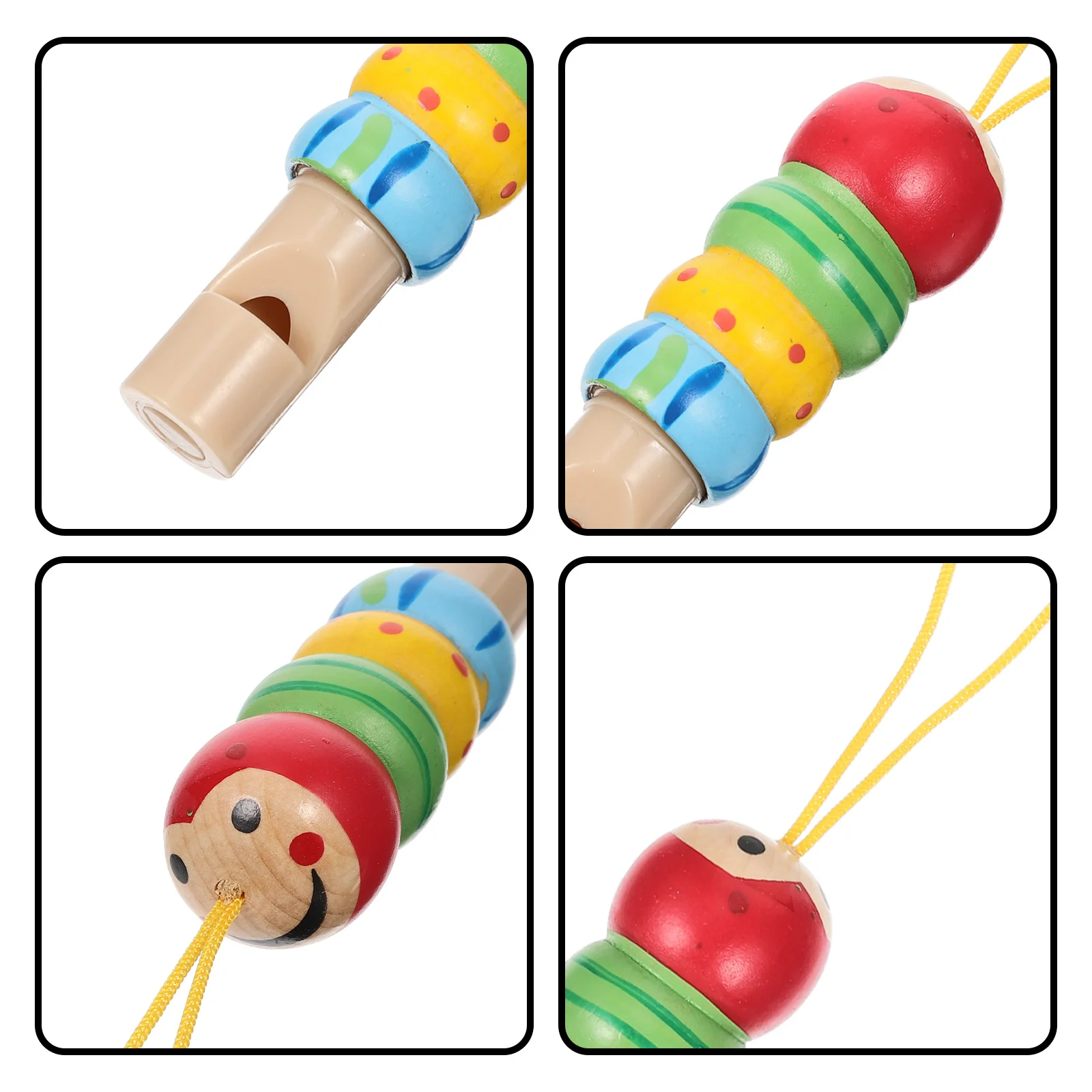 2 قطعة صافرة أطفال خشبية ألعاب تعليمية صوت واضح أداة تمرين الرئة للأطفال الصغار هدية التعلم المبكر للأطفال