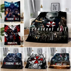 Printed Blanket Picnic Blankets Residents Evil Umbrellas Warm Blanket Soft and Comfortable Blanket Home Travel Birthday Gift