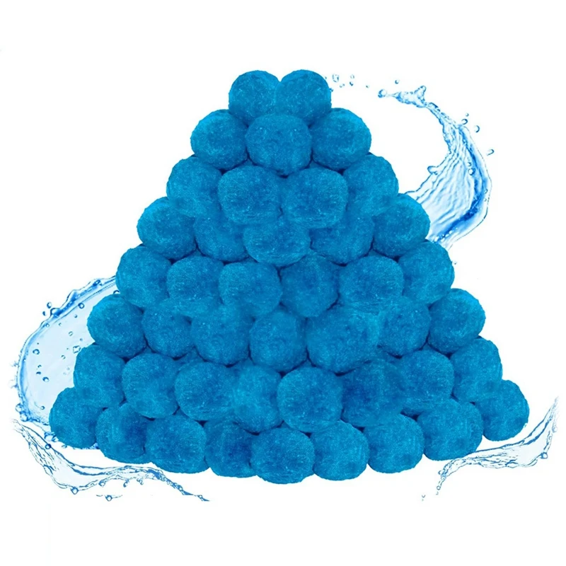 Pool Filter Balls, Pool Filter Sand Substitutes, Environmentally Friendly Filter Media Balls, Fiber Ball Filter Media