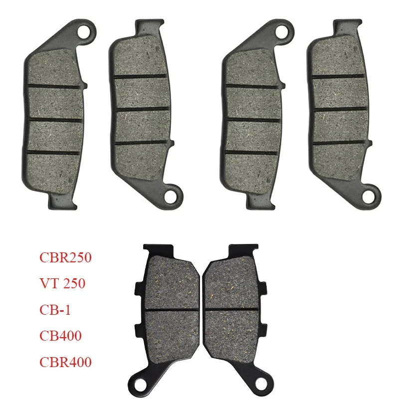 Motorcycle Brake Pads Front&Rear For Honda  CB-1 CB1 CB 400 1 CBR400 CBR 400 RR CBR400RR NC23 NC29 NC36 1991 1992 1993 1994