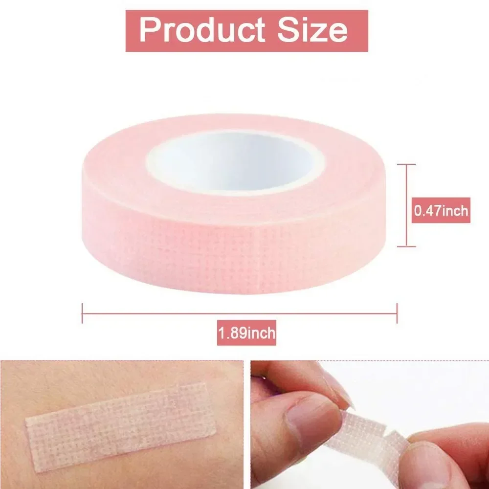 Micropore Lash Tape Eyelashes Extension Tapes Breathable Non-woven Cloth Adhesive Lifting Lashes Accessories Makeup Tool 1 Roll