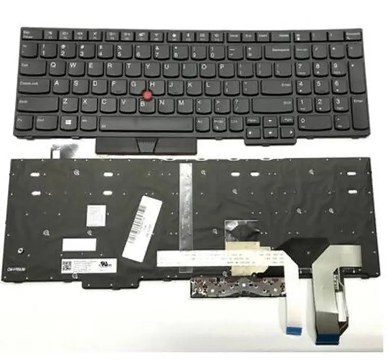 

NEW FOR Lenovo ThinkPad E580 E585 E590 L580 P52 P53 P73 T590 Keyboard US Backlit black frame