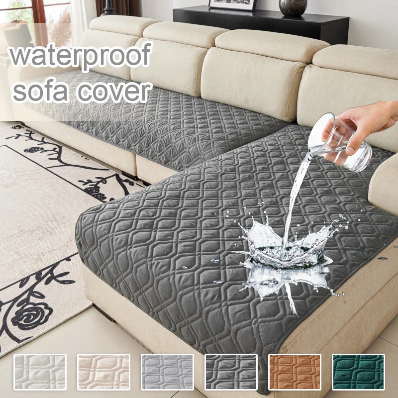 

Waterproof L-shaped Pet Sofa Cushion Cover Lightweight Anti Slip Washable Furniture Protect Mat for Pets Kids Home Decoration