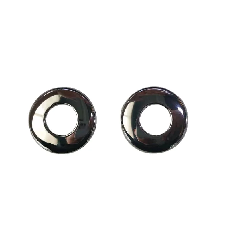 2PCS Stainless Steel Faucet Decorative Cover  Increase With High Depth Triangular Valve Shower Faucet Cover