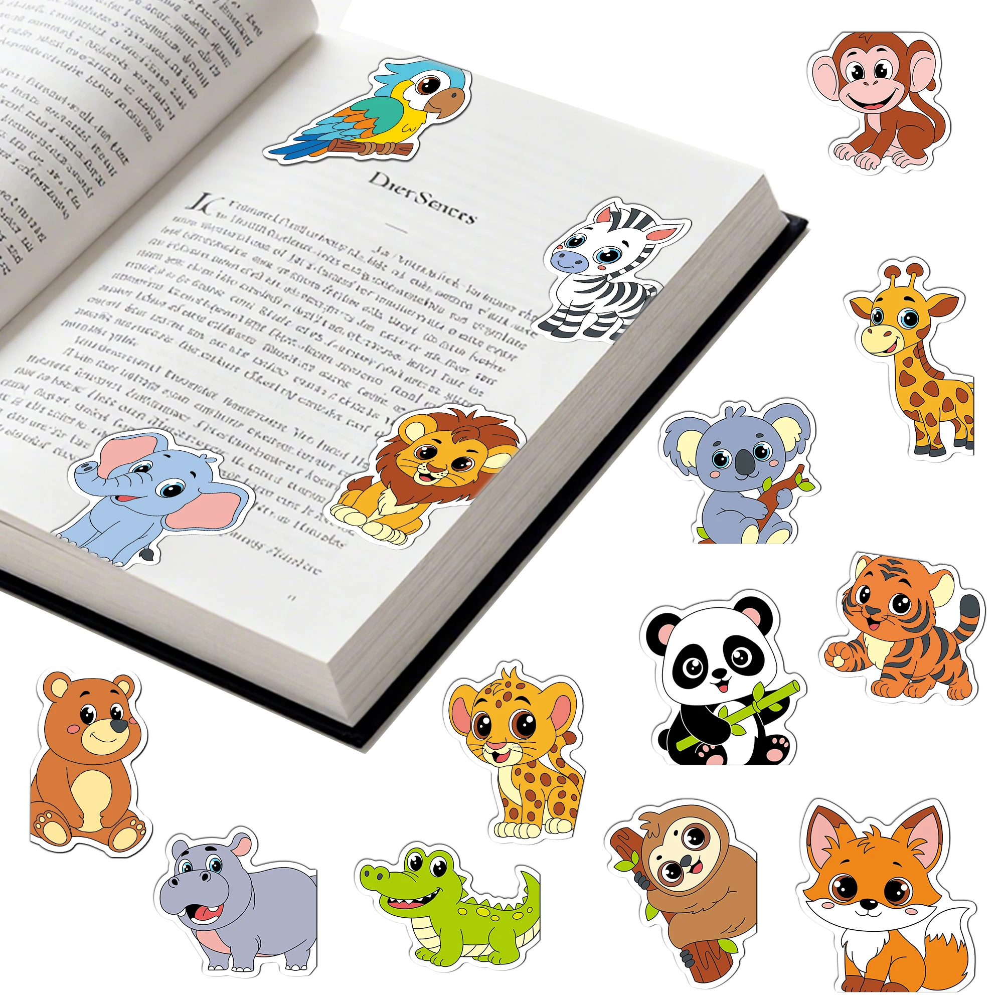 30pcs-marcadores-magneticos-de-animais-em-estilo-cartoon-presentes-para-leitura-cartoes-de-mensagem-diy-marcador-criativo-para-estudantes-Ima-de-geladeira