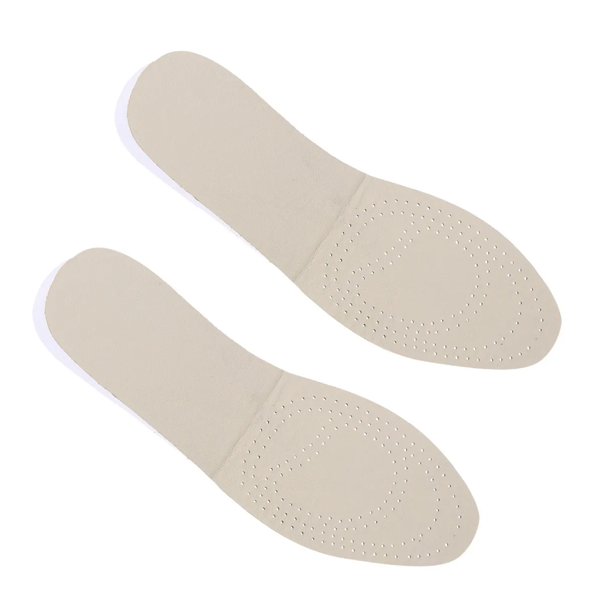 1Pair Tall Pad Shoe Insoles with Cow Top Layer Eva Base for Height Increase Foot Stability Comfort Fit Dress Casual