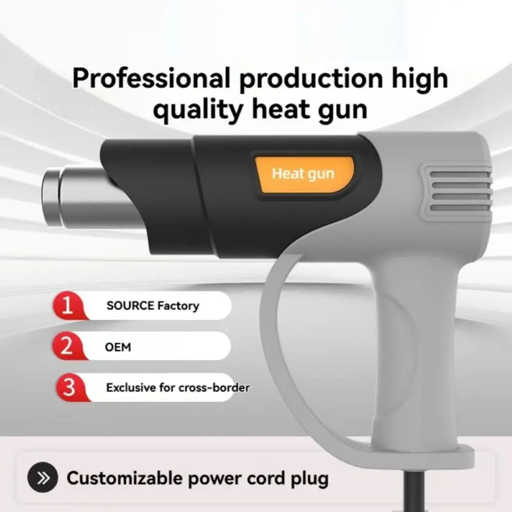 

Industrial Hair Dryer 220V 110V Hot Air Gun 2000W Knob Air Dryer for Welding Hot Air Blower Soldering Station For Shrink Wrap