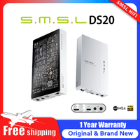 SMSL DS20 Hi-Res Audio Decoder CS43131x4 XU316 Chip DSD256 USB 3.5mm 4.4mm Built-in 6000mAh Battery Portable Headphone Amplifier