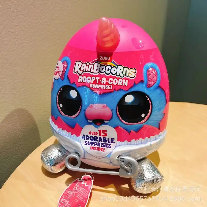 

Zuru Rainbocorns Adopt A Corn Surprise Unicorn Magic Egg Blind Box With Over 15 Adorable Surprises Plush Toy For Boys & Girls