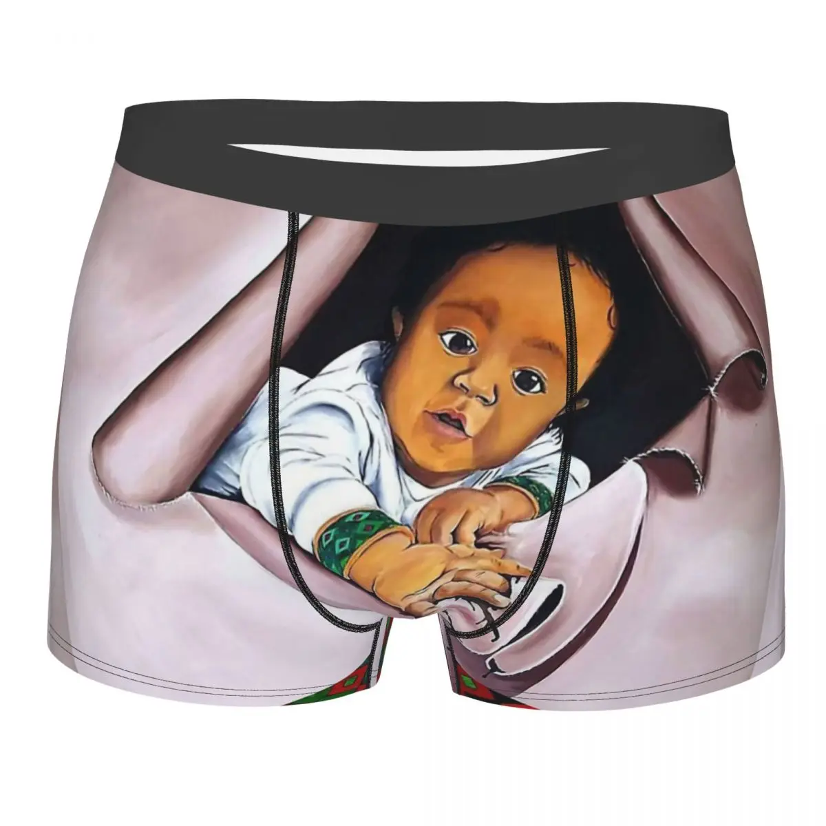 Ethiopia Art Ethiopian Painting Art Underpants Cotton Panties Male Underwear Print Shorts Boxer Briefs