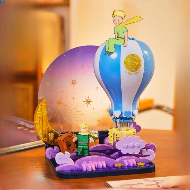 

Little Prince Building Blocks Hot Air Balloon Building Bricks Pantasy Fairy Tale Series Assembled Puzzle Toys Desktop Decoration