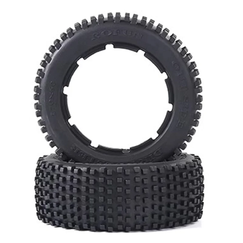 ROFUN Ruofan F5 Baja 5B front wheel off-road small nail tire leather track race, 2-pack 66193