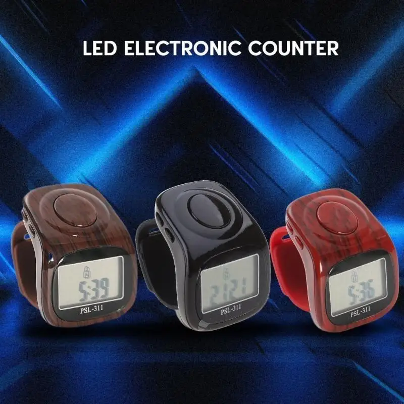 LCD Display Number Count Manual Clickers Electronic Counter Decompression
