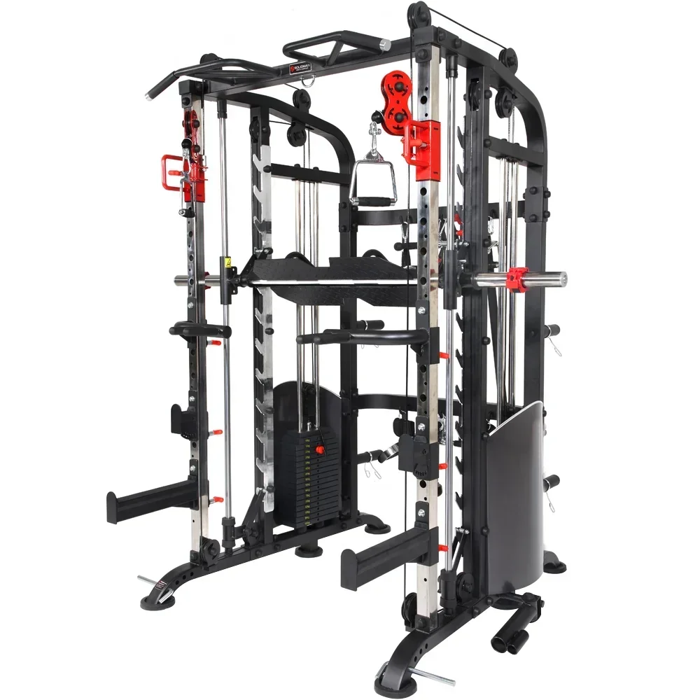 

for New Design Fitness Equipment Smith Machine With Adjustable Bench multi-functional Home Gym Equipment
