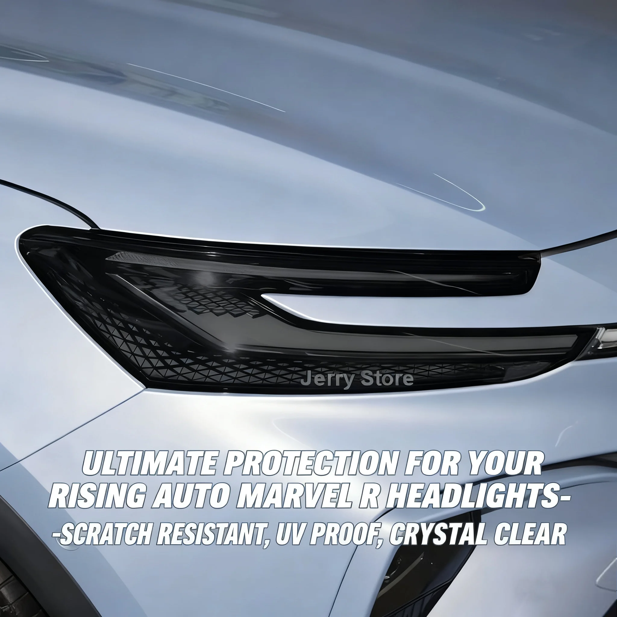 

Car Headlight Taillight Protective Film For Rising Auto MARVEL R 2021-2022 Headlamp Vinyl Restoration Transparent Black Sticker
