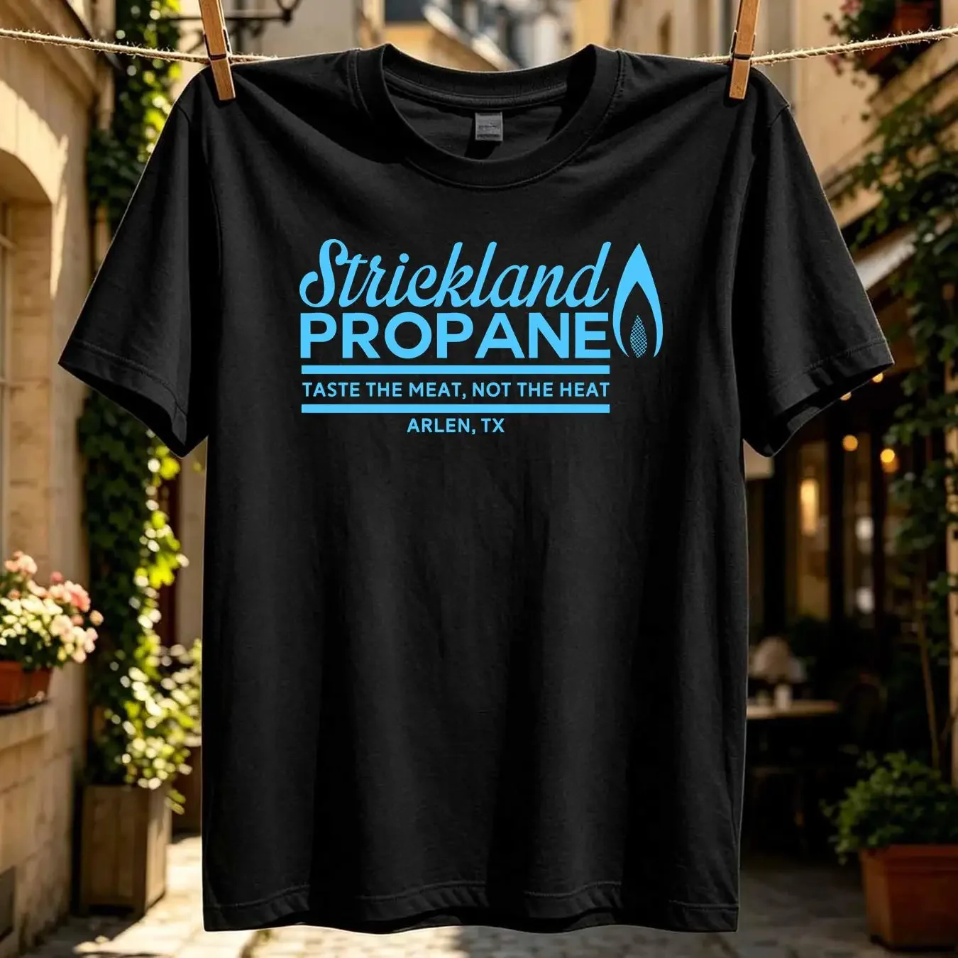 washed T Shirt Strickland Propane Taste The Meat Not Heat Arlen  vintage Washed Comfortable graphic Casual homme Slightly
