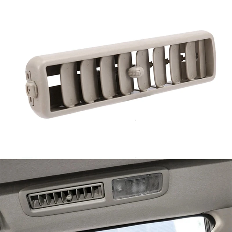 8X Beige Car Roof Top Side Air Conditioning Vent Outlet A/C Panel Grille Cover Install For Mitsubishi Pajero V93 V97