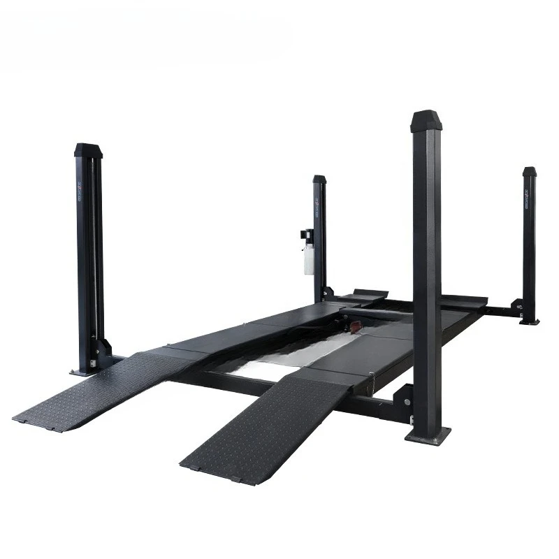 Car four-column lift auto repair machine lift column four-wheel positioning machine with auto repair shop