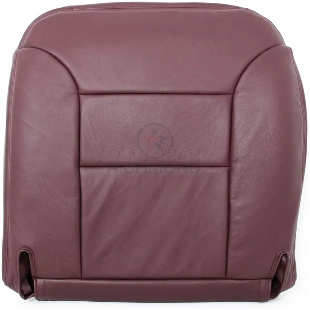 

1995 1996 1997 1998 1999 Chevy Suburban 1500 2500 LT Z71 LS - Driver Side Bottom Replacement Genuine Leather Seat Cover, Red