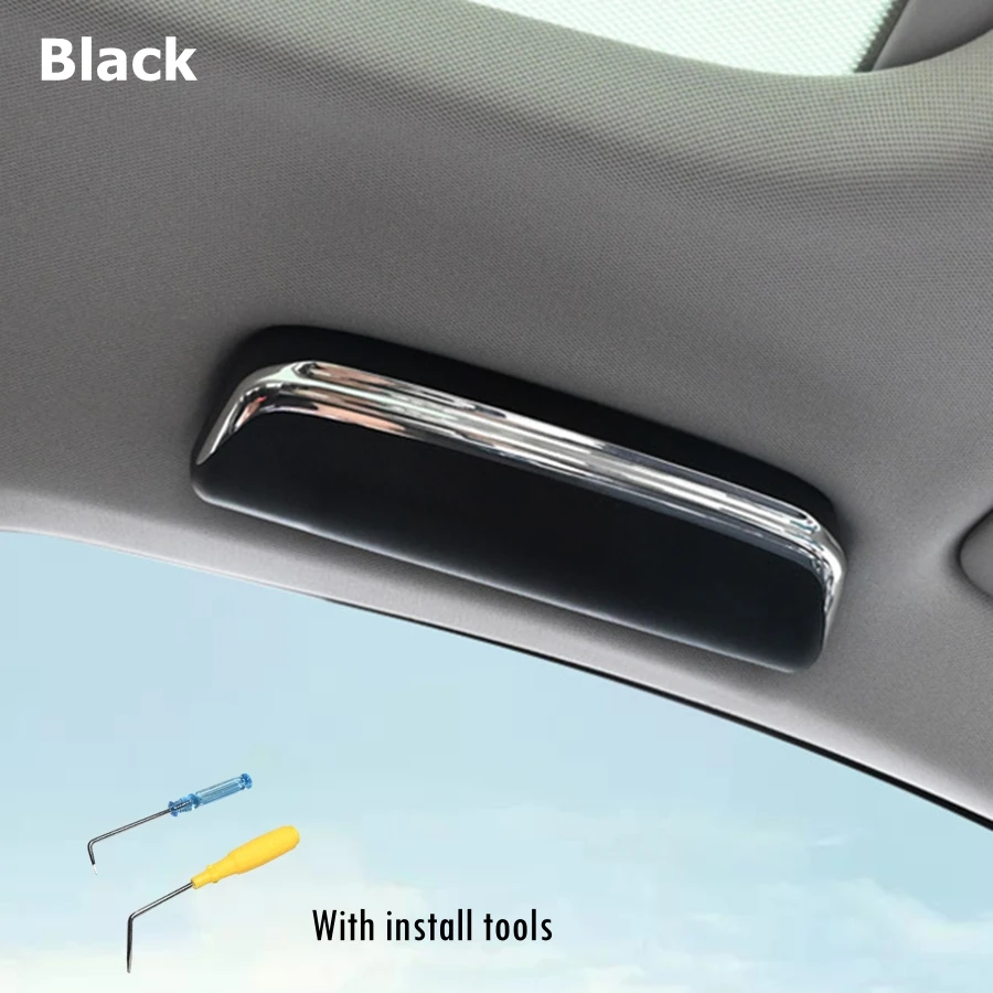 ABS نظارات النظارات الشمسية حامل لشركة فولكس فاجن ID.4 ID.3 ID.6 2020-2025 ID4 كروز القوالب الداخلية انتزاع مقبض صندوق تخزين #5