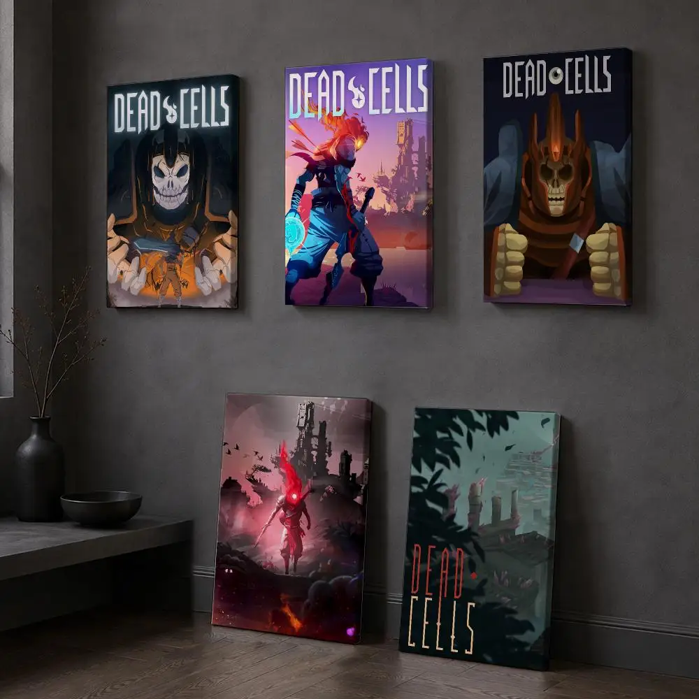 D-Dead C-Cells Anime Framed Wall Painting Wood Framed Canvas Poster HD Wall Art For Bedroom Hallway Bar Office Home Decor