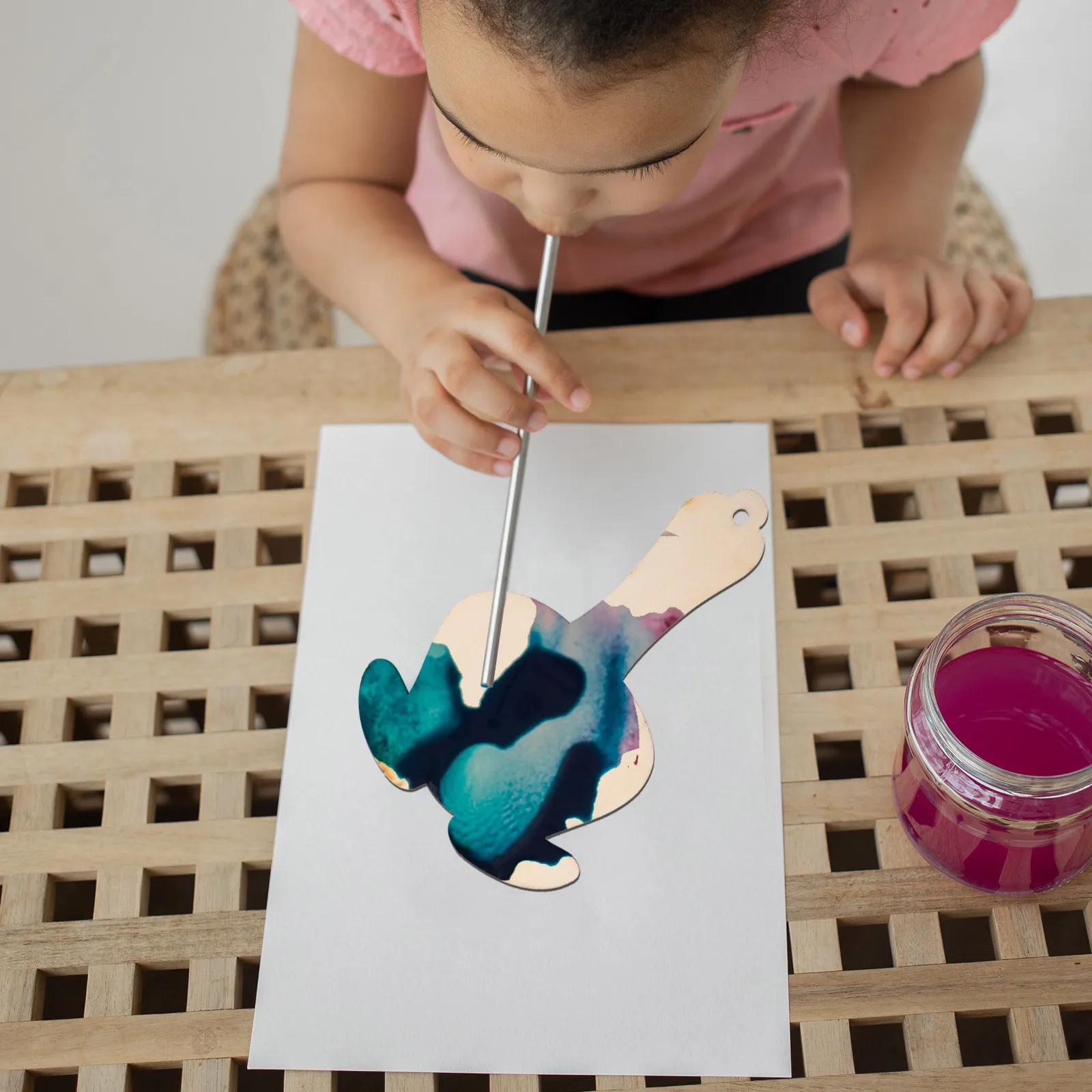 8 قطعة مرايا يدوية ذاتية الصنع من الخشب الفارغ ملحقات حرفية للأطفال لتزيين طاولة الزينة والفنون والحرف اليدوية