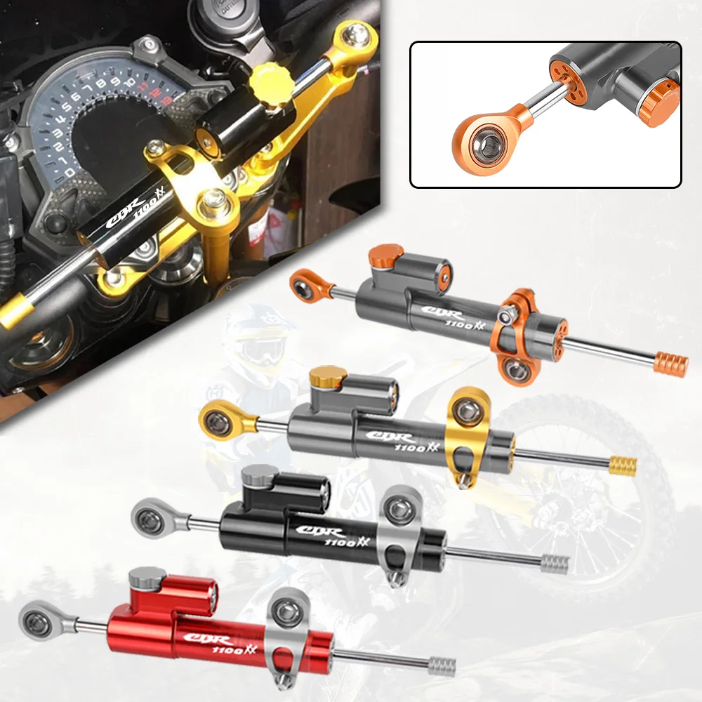 

FOR HONDA CBR 1100XX CBR1100XX 1100 XX Blackbird 1997-2020 2021 2022 2023 2024 Motorcycle Adjustable Steering Stabilizer Damper