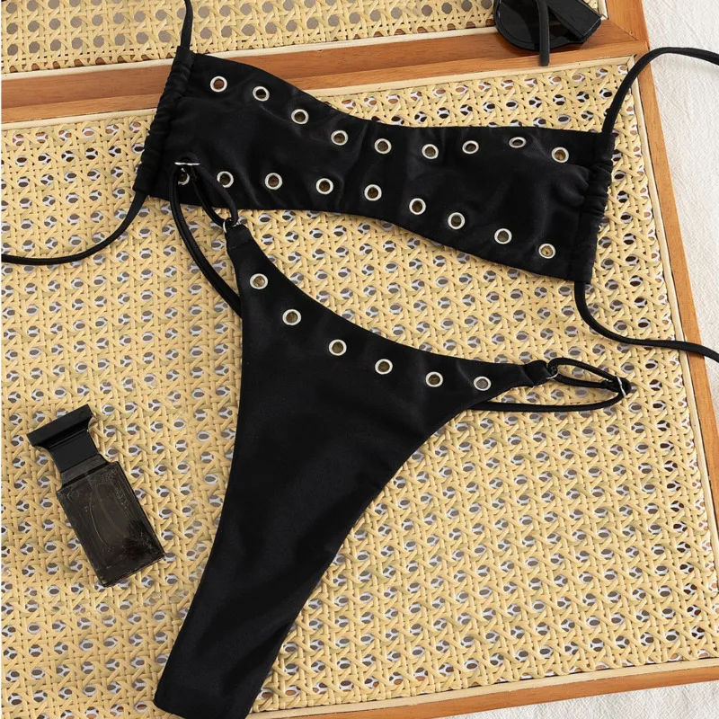 

Black Sexy Bikinis 2026 Women's Swimwear Female Swimsuit For Swim Wear Bathing Suits Brazilian Bikini Set Beachwear Pool Bather