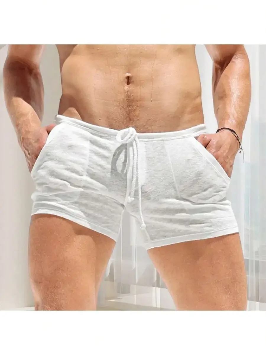 

Mens 3 Inch Low Waist Drawstring Shorts Casual Summer Workout Shorts