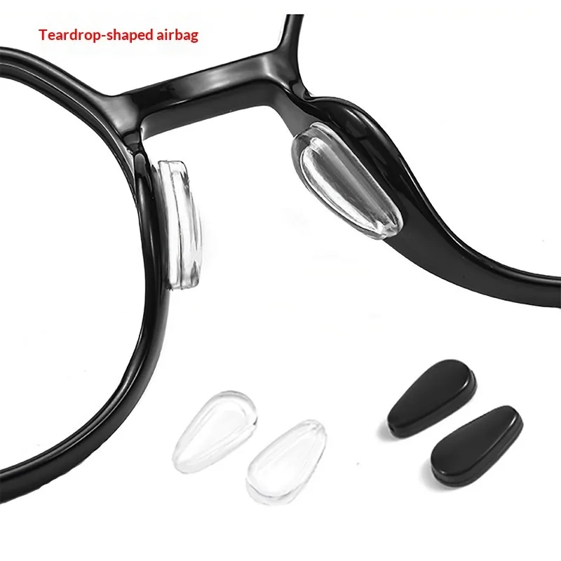 AntiSlip SelfAdhesive Silicone Nose Pads 2/5 Pairs Thin StickOn Nose Cushion For Eyeglasses Sunglasses Replacement