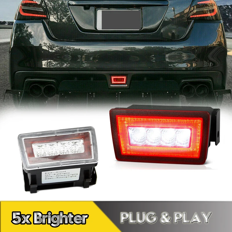 

1Pcs For Subaru WRX STI XV Impreza Crosstrek 2011-2021 LED Tail Brake Reversing Lights Car Rear Fog Lamps Car Accessories