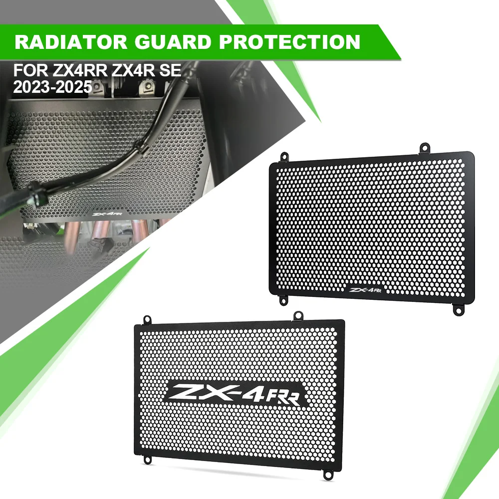 

ZX4R Radiator Guard Cover Protector Motorcycle Accessories Cooler Protection For KAWASAKI ZX4RR SE ZX-4R ZX-4RR 2023 2024 2025