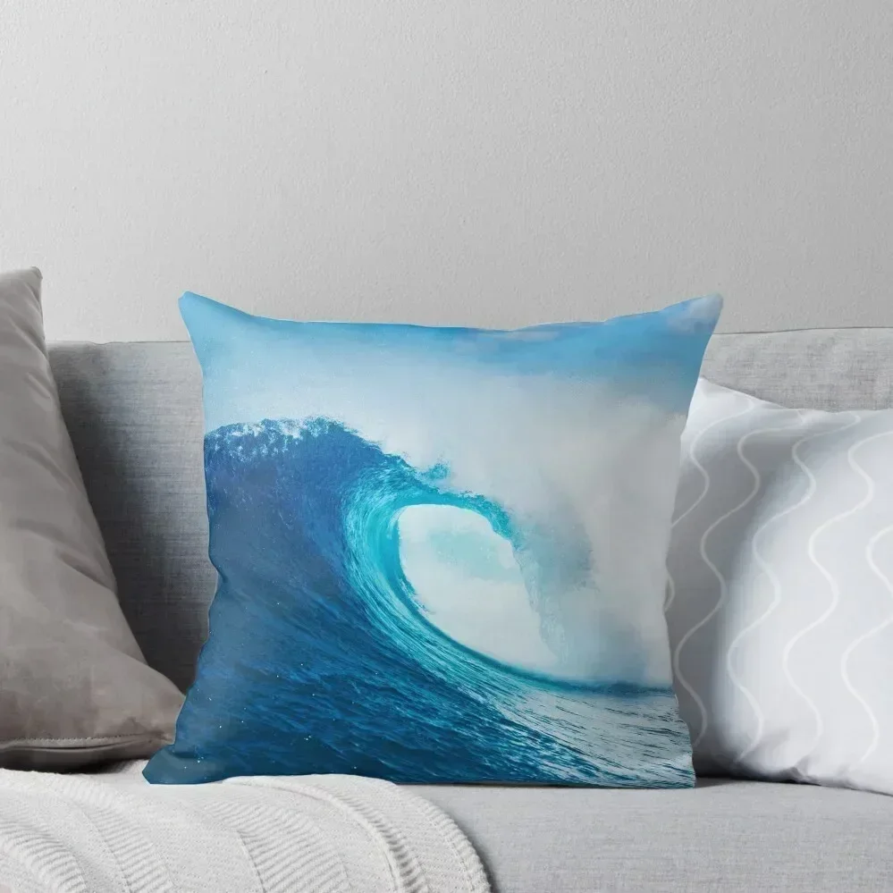 

Big Blue Ocean Wave Throw Pillow luxury covers christmas ornaments 2025 Cushions For Sofa pillow