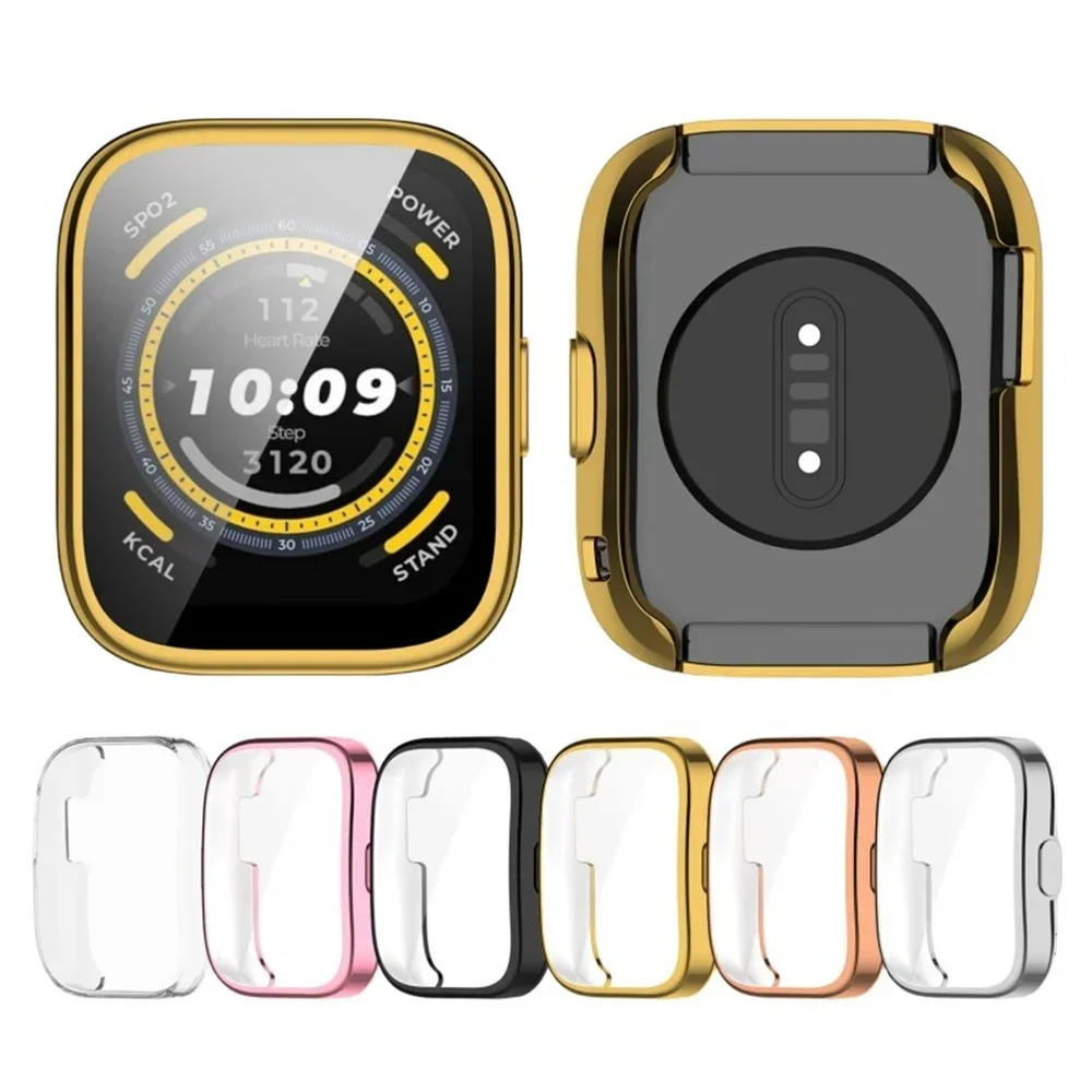 Cover For Huami Amazfit Bip 5 Smart Watchband TPU Screen Protector Case Protective Shell for Amazfit Bip 3/3 Pro Accessories