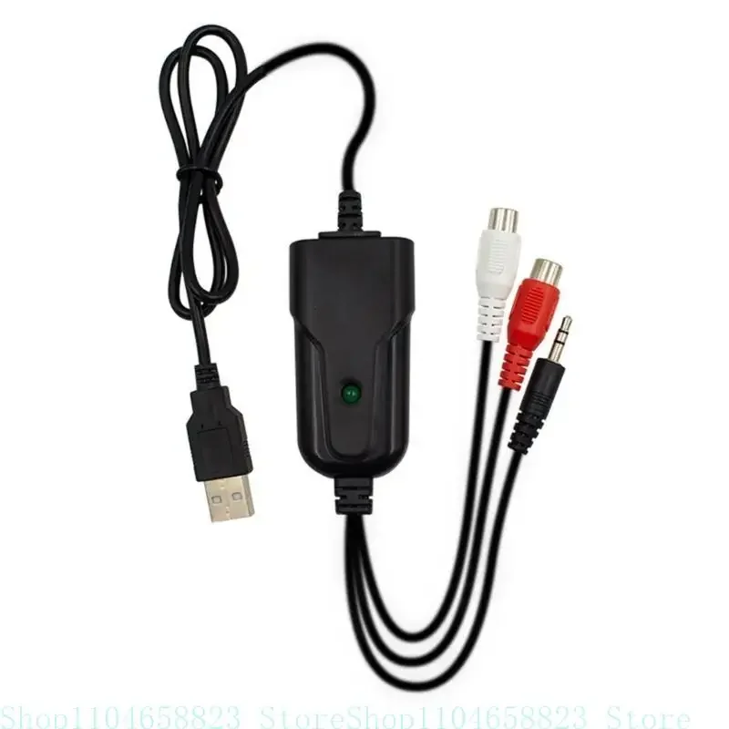 

652F USB Auditory Tool for Smooth Cassette to MP3 Conversion Featuring 48kHz/16bit