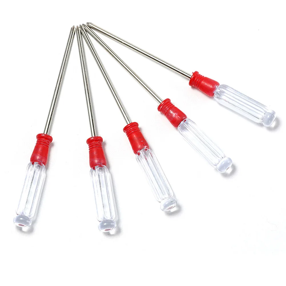 Ferramenta para reparos diários Chave de fenda cruzada pequena com fenda, comprimento de 130 mm, cabeça de 3 mm, magnética para resultados precisos