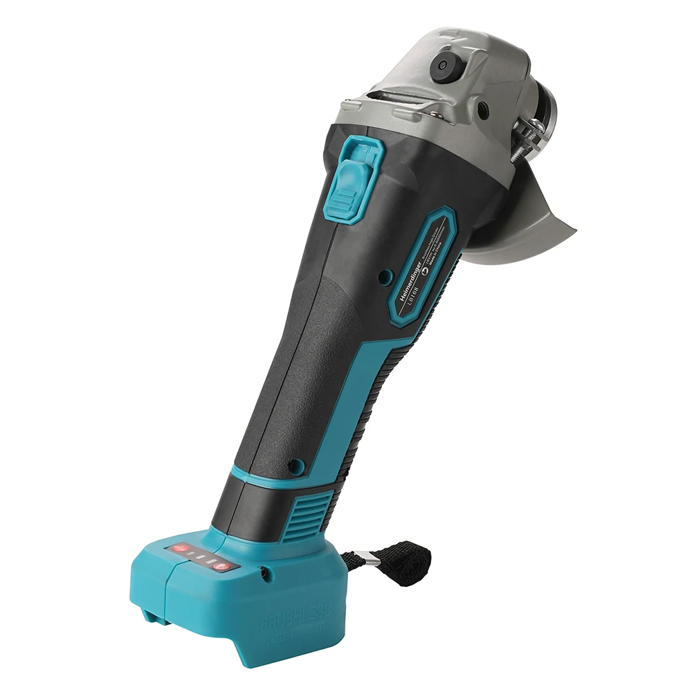 Heimerdinger Cordless Angle Grinder Compatible With Makita Battery, 4-1/2-Inch High-Power Angle Grinderfor Metal,Tile Cutting