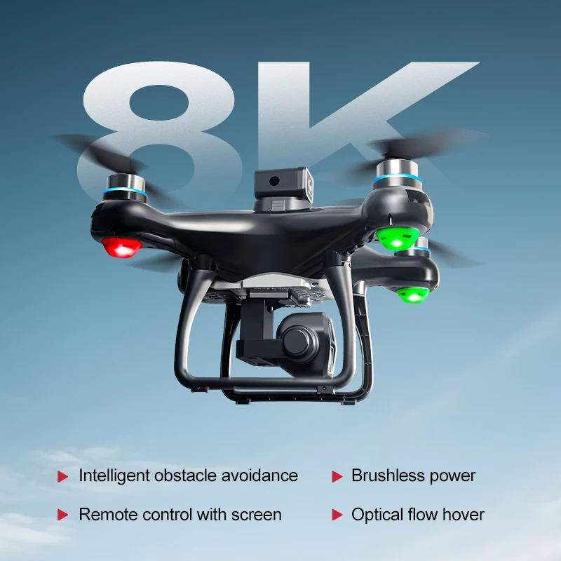 

Z3GPS Drone with 8K UHD Camera 4.3"FPV Live Video Screen Foldable RC Quadcopter 5G Transmission Brushless Motor Auto Return Home