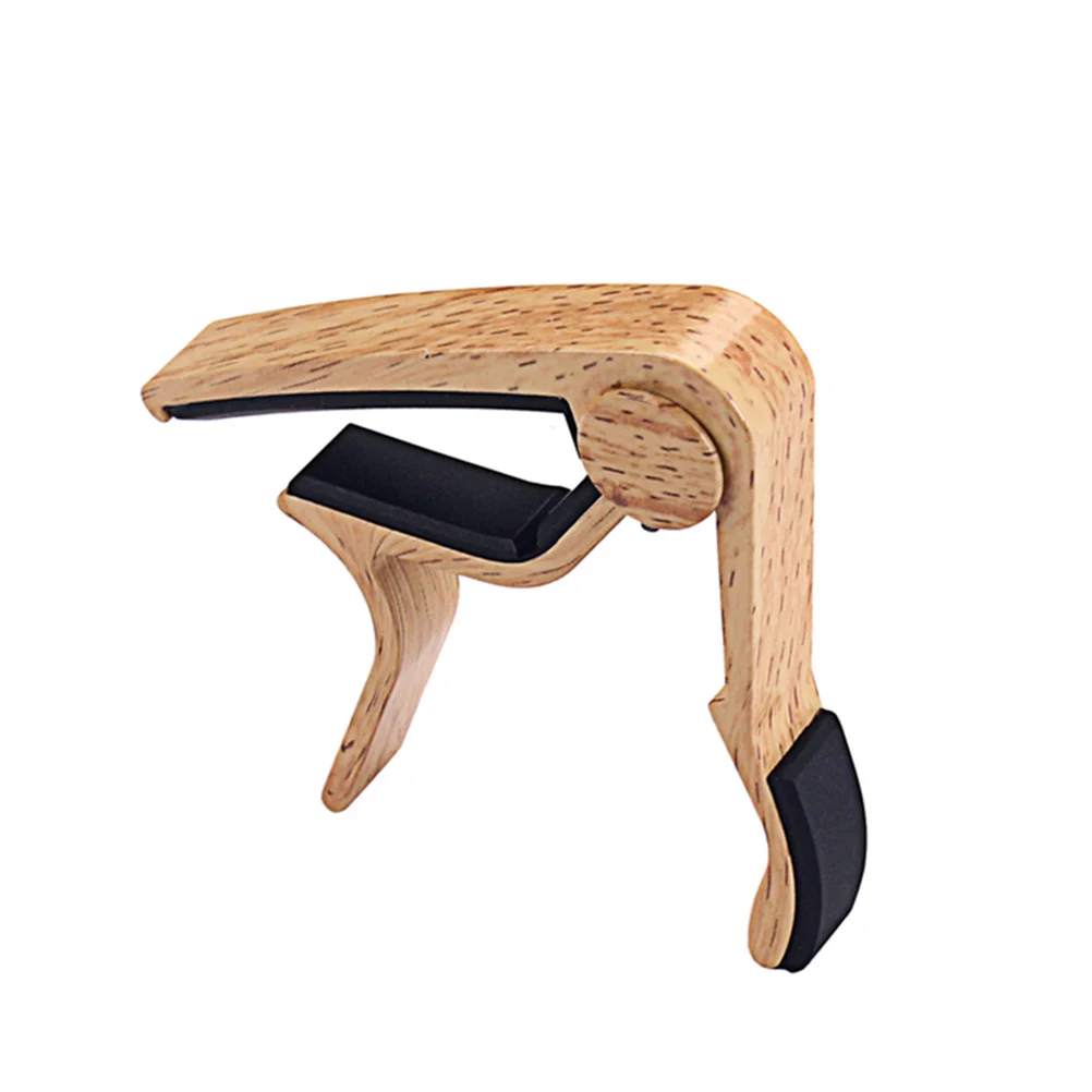 

Guitar Capo Wood Color Clip Clamp for Acoustic Electric Ukulele Violin Mandolin Banjo Quick Tune Guitar Tuner