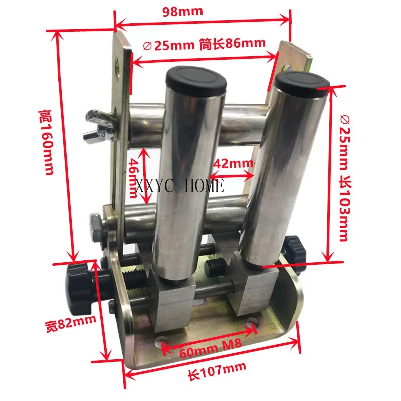 Four-Frame Bubble Stabilizer Double Knob Derrick Type Cable Wire Lead German Derrick Guide Wire Wire Guide Rollers