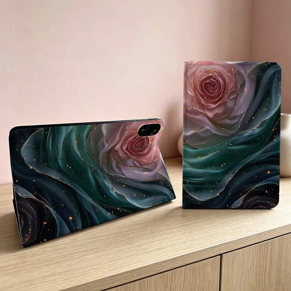 Art Pink Floral Design Soft For Xiaomi Redmi Mi Pad 8 7 6 5 4 2 SE K Pro Max Ultra Poco Pad Inch Tablet Case